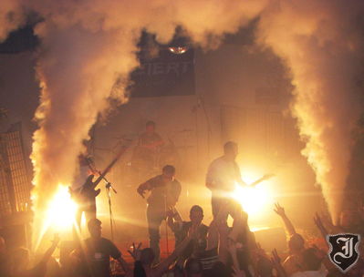 14.1.2012: 10-Jahre-Jubiläusmkonzert der Rechtsrock-Band Indiziert in Utzenstorf BE