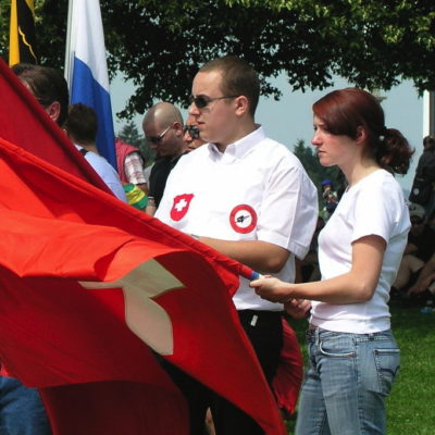 Auch 2006 waren Patrick Fricker und seine Freundin bereits an der Sempacher Schlachtfeier anzutreffen.