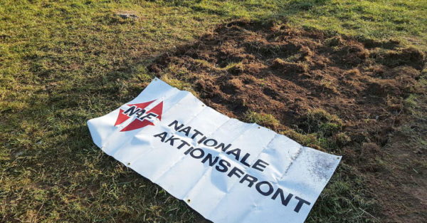 ...und die Reaktion der Nationalen Aktionsfront darauf.