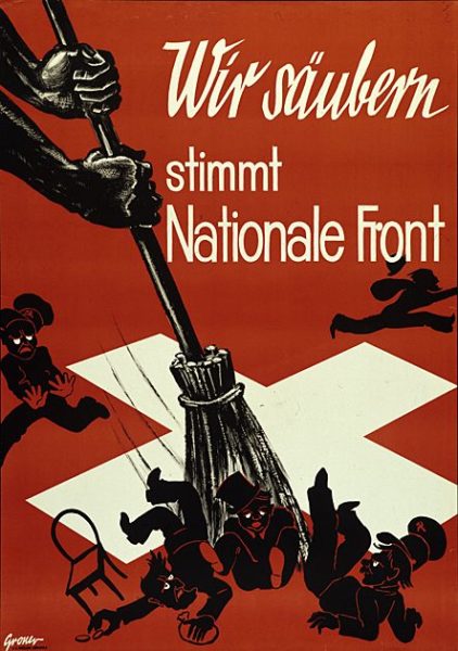 ...und hier das Original der "Nationalen Front", der einflussreichsten Partei der Schweizer Frontenbewegung in den 30-er Jahren.