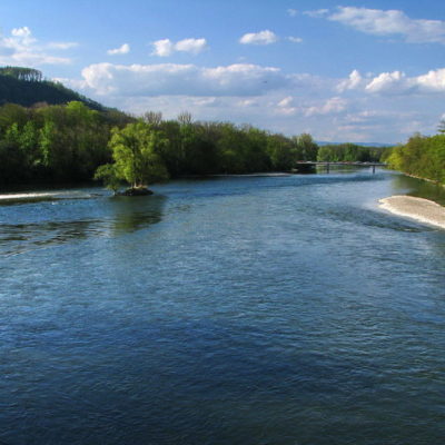 Als «Wasserschloss der Schweiz» wird die Gegend um die Vereinigung der drei Flüsse Aare, Reuss und Limmat bezeichnet.