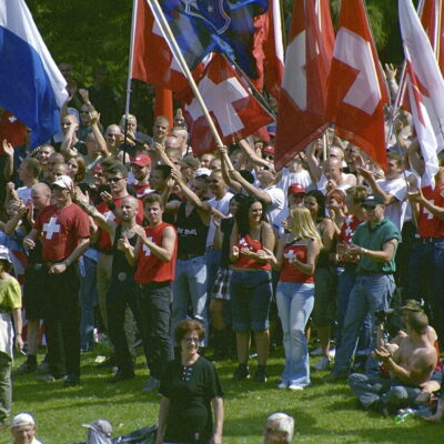 Neonazi-Aufmarsch auf dem Rütli 2008